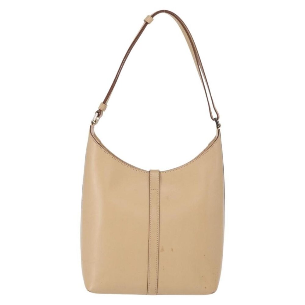 Authentic GUCCI Jackie Shoulder Bag Leather Beige Silver 001 3875 - Picture 10 of 16